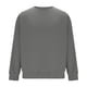 thumbnail image 3 of Ceisia Mens Long Sleeve Pullover Loose Sweater Waffle Knit Round Neck Lounge Loose Type Gray XXL Gift, 3 of 6