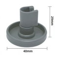 thumbnail image 2 of 12pcs Dishwasher Wheels Lower Basket Wheels For Aeg Electrolux, 2 of 5