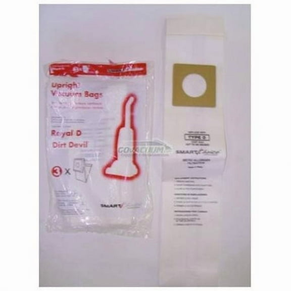 Generic Dirt Devil Vacuum Cleaner Bags, To Fit Dirt Devil Featherlite Style D, Fits Part