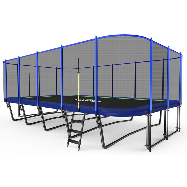 Zupapa 13x23 FT Rectangle Trampoline for Kids & Adults, Outdoor