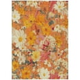thumbnail image 2 of Addison Rugs Chantille Indoor/Outdoor Transitional Floral Orange Washable Rectangle Rug, 10' x 14', 2 of 6