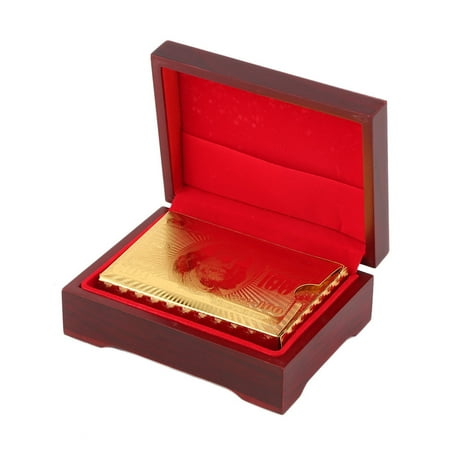 Plated Playing Card - Playing Cards 24k Gold Plated Full Poker Deck Pure Christmas Gift