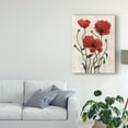 thumbnail image 3 of Trademark Fine Art 'Poppy Bouquet I' Canvas Art by Emma Scarvey, 3 of 4