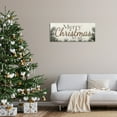 thumbnail image 3 of Stupell Industries Woodland Christmas Typography Holiday Painting Gallery Wrapped Canvas Art Print Wall Art, 40 x 17, 3 of 8