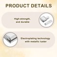 thumbnail image 3 of 12Set Zipper Latch Slider Retainer Kits,  #10 Zipper Bottom Stoppers, Silver, 3 of 7