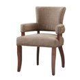 thumbnail image 2 of Fabric Upholstered Side Chairs,INCLAKE Solid Wood Kitchen Dining Room Chairs with Nailheads Solid Wood Legs-Brown, 2 of 7
