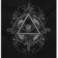 thumbnail image 2 of Triangle Eye Wheel Symbolic Spirit Plus Size Long Sleeve Graphic Tee Shirt Brisco Brands 2X, 2 of 5
