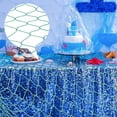 thumbnail image 5 of Photo Background Decorative Net,Wall Hangings Decorations,Sea Blue Fish Net Decorations,Table Runner Nets,Ocean Themed Photographing Decoration,for Home Bedroom Birthday Party, 5 of 6