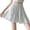 White, variant on Tqcoqu Summer Skirts for Women Vacation Pleated Elastic Waist A-Line Casual Short Skirt Summer Cute Solid Mini Skirts,Black,Women's S-XL