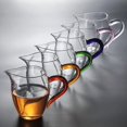 thumbnail image 3 of Théière en Verre Borosilicate avec Poignée Colorée 350ml Résistant à la Chaleur Ensemble de Thé Kung Fu, 3 of 7