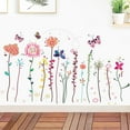 thumbnail image 6 of pdqouc Colorful Wall Decors for Room Makeup Wall Decorations Stickers Teenage Girls Bedroom Wall Decals Spring Summer Garden Flowers Wall Art Stickers, 6 of 7
