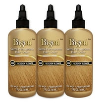 Bigen Semi-Permanent Hair Color GB6 Golden Blonde 3-Pack