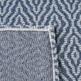 thumbnail image 6 of SAFAVIEH Martha Stewart Cotton Diamond Area Rug, Navy/Light Grey, 5' x 7', 6 of 8
