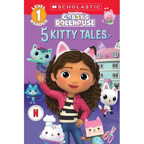 Gabby's Dollhouse: 5 Kitty Tales (Level 1 Reader Collection)