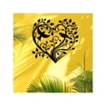 thumbnail image 4 of HELLOYOUNG Heart Shaped Metal Tree Wall Art with Bird Accents for Home Courtyard Garden Decor Rustic Iron Wall Sculpture, 4 of 4