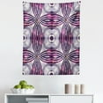 thumbnail image 1 of Vintage Tapestry, Vintage Style Geometrical Ornament Stripes and Circles in Vibrant Colors Print, Fabric Wall Hanging Decor for Bedroom Living Room Dorm, 5 Sizes, Lavender Plum, by Ambesonne, 1 of 1