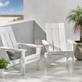 thumbnail image 2 of Gurekam Outdoor Acacia Wood Foldable Adirondack Chairs, Set of 2, White, 2 of 8