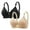 2-Black, variant on Women's Everyday Wireless and Underwear T-Shirt Bra with Adjustable Straps 2-Pack Multipack Full Coverage Bra