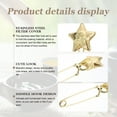 thumbnail image 4 of CIMAXIC Golden Tea Strainer Stainless Steel Tea Infuser Tea Filter with Handle,6.3"X2.17"X1.18", 4 of 5