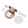 thumbnail image 4 of Tope de puerta con succión de piso, resistente, ajustable, compacto, soporte para tope de puerta Bronce rojo, 4 of 9