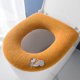 thumbnail image 1 of Accesorios de baño, funda para asiento de inodoro, lavable y reutilizable, almohadillas térmicas para asiento de inodoro, cojín de fácil instalación, se adapta a todos los asientos de inodoro, decorac, 1 of 6