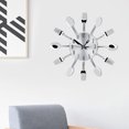 thumbnail image 4 of Oubit Cutlery Clock,Stainless Steel Cutlery Clock Clock Kitchen Decoration Wall Clock Sturdy Construction, 4 of 9