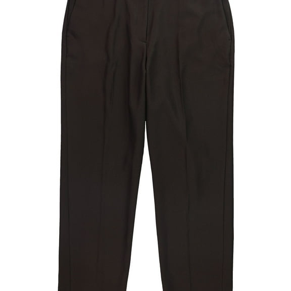 DKNY Womens The Essex Dress Pants, Brown, 18