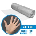 thumbnail image 5 of 24" H x 10' L x 1/8-Inch Opening Mesh Hardware Cloth, 27 Gauge Galvanized Steel Wire Rolled Woven Fence for Bees, Wasps and Mid to Large-Sized Insects, 5 of 9