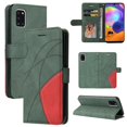 thumbnail image 1 of Case for Samsung Galaxy A31 Leather Wallet Book Flip Folio Stand View Cover - Green, 1 of 5