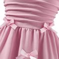 thumbnail image 4 of Xdegoge Girls Bow Detail Strap Dress with Pockets and Cinched Waist, Cute Princess Style for Weddings and Formal Events, 4 of 8