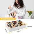 thumbnail image 5 of Football Portable PU Leather Jewelry Stand with Removable Compartment, Display Case, Earring Holder, and Organizer Box, 5 of 6