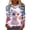 Style 1, variant on Plus Size Fall Tops Christmas Blouses 3/4 Sleeve Shirt Holiday Party Ready Loose Fit Soft Stretch Comfort Wear Tunic Tops