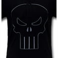 thumbnail image 3 of Punisher Skull Armor Print Black Polo Shirt-Men's Small, 3 of 4