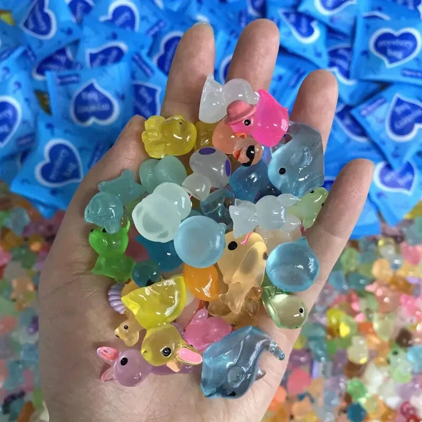 Blind Bags Mini Luminous Animal Miniature Resin Model Surprise Mystery 30 pieces