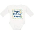 thumbnail image 3 of Inktastic Happy Birthday Mommy Boys or Girls Long Sleeve Baby Bodysuit, 3 of 5