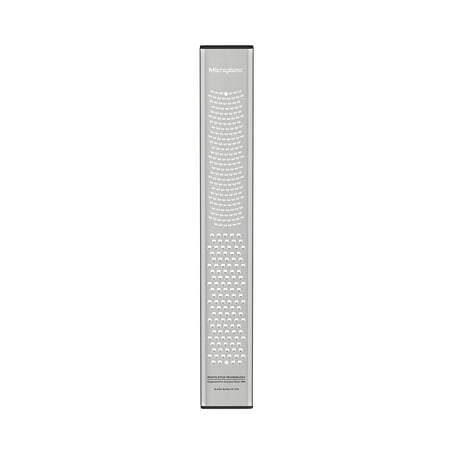 

Microplane 30th Anniversary 2-in-1 Zester and Grater - Dual Blade Stainless Steel for Gourmet Kitchen Prep