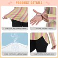 thumbnail image 4 of FORMRS Womens Long Sleeve Shirts UPF 50+ Sun Protection Quick Dry Fishing Hiking Tops, Size S-2XL, Pink and Yellow Striped Pattern, 4 of 8