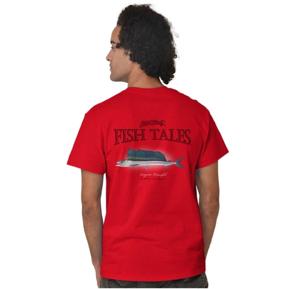 Gill McFinn Fishing Lancetfish Fisher Plus Size Crewneck Graphic Tee Shirt Brisco Brands 2X