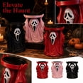 thumbnail image 6 of Halloween Gothic Ghost Candle Holder, Spooky Season Desktop Resin Decor, Multi‑Use Candle & Succulent Pot Stand for Gothic Home Table Party Ornament Red, 6 of 6