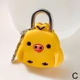 thumbnail image 1 of Cartoon Small Padlock Suitcase Lock Drawer Lock Metal Gym Wardrobe Lock Student Dormitory Cartoon Small Padlock, 1 of 1