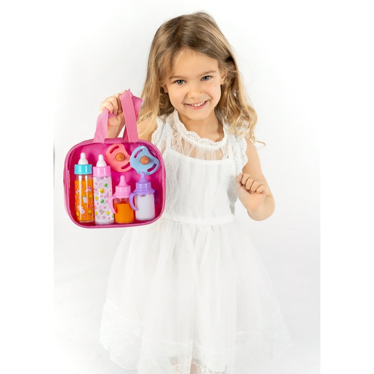 Fash N Kolor Baby Doll Feeding Set, 6 Pieces, Disappearing