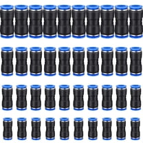 ICERUN Straight Push Connectors Pneumatic Connect Fittings Air Line Quick Hose Repair