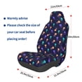 thumbnail image 3 of Daiia Sea Jellyfish Printed Car Seat Cover - Waterproof & Sweatproof - Universal Fit, Machine Washable, Non-Slip - Seat Protector for Car, Truck, SUV, Van (1 Pack), 3 of 5