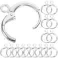 thumbnail image 1 of 30Pcs Earring Hooks Huggie Hoop Earring Findings Earring DIY Hooks Handmade Earring Supplies, 1 of 8