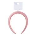 thumbnail image 2 of Time and Tru Women's Puffy Satin Headband, Blush, 2 of 8