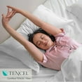 thumbnail image 3 of Delara TENCEL™ Lyocell King Pillowcases, 21" x 36", Pack of 2, Cooling, Moisture-Wicking, Breathable, White, 3 of 7