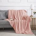 thumbnail image 2 of IR Imperial Rooms Fleece Bed Throw Blanket, Plush, Travel and Couch Fuzzy, Cozy Washable Ultrasoft Twin Size Pink, 2 of 9