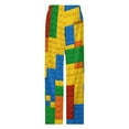 thumbnail image 4 of Building Blocks Construction Brick Pajamas For Women Loose Retro Night Pajama Pants Comfortable Sleepwear Bottoms Homewear, 4 of 6