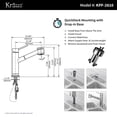 thumbnail image 4 of Kraus Oletto Robinet de Cuisine Sans Taches en Acier Inoxydable à Poignée Unique, 4 of 7