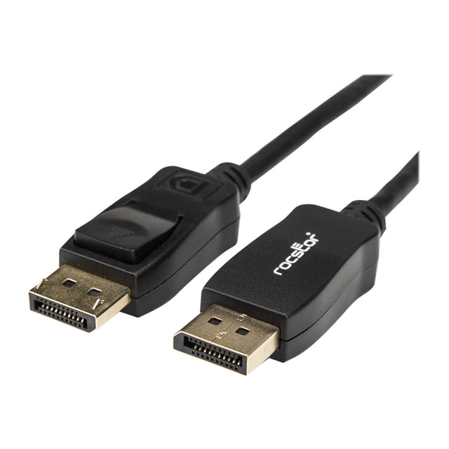 Rocstor Premium Slimline - DisplayPort cable - DisplayPort (M) to DisplayPort (M) - DisplayPort 1.2 - 13 ft - 4K support - black